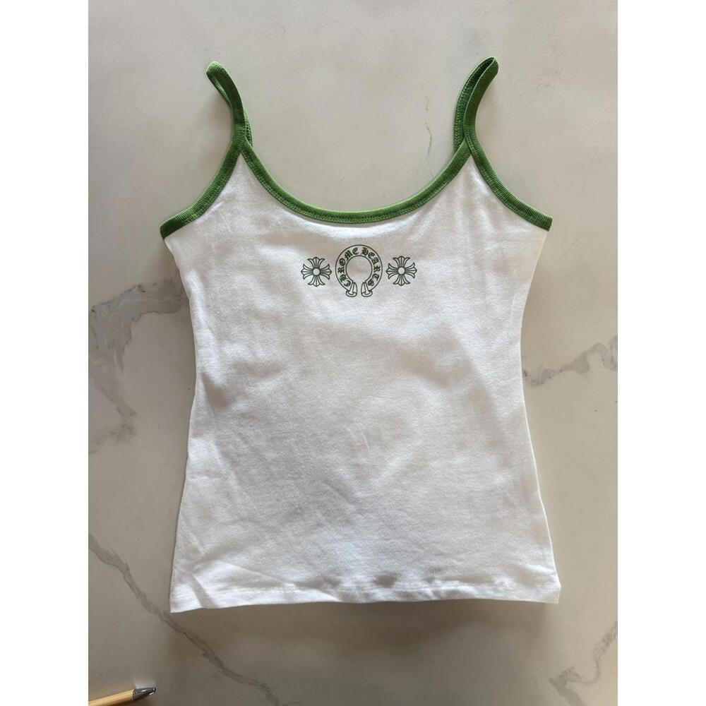 Chrome Hearts Green Trim Tank Top